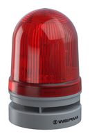 WERMA 46111070 Beacon, Multiple Tone/TwinLight, 110 dBA, Red, Push-In, 85 mm x 130 mm