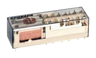 TE CONNECTIVITY - SCHRACK 6-1415537-1 Power Relay, 3PST-NO, 3PST-NC, 12 VDC, 8 A, SR6 Series, Through Hole, Non Latching