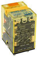 IDEC RU4S-A110 Power Relay, 4PDT, 120 VAC, 6 A, RU Series, Socket, Non Latching
