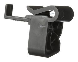 PANDUIT UCCAD-C130 Cable Tie Mount, Edge, Black, Acetal, 28 mm, 19.5 mm