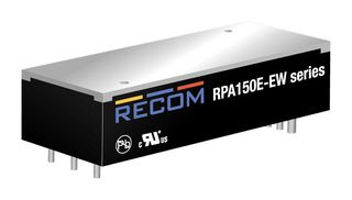 RECOM POWER RPA150E-4812SEW/P Isolated Through Hole DC/DC Converter, ITE, Eighth Brick, 6:1, 150 W, 1 Output, 12 V