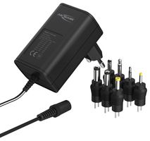 ANSMANN 1201-0022 AC/DC Power Supply, 1 Output, 7.2 W, 3 VDC, 600 mA, 4.5 VDC