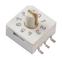 CTS 221AMA10R Rotary Coded Switch, 221 Series, Surface Mount, 10 Position, BCD