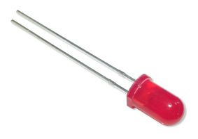 MULTICOMP PRO MP008011 LED, Super Red, Through Hole, T-1 3/4 (5mm), 12 mA, 12 V, 640 nm