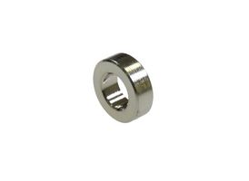MULTICOMP PRO MP008161 Spacer, Round, Brass, 3.2mm Internal Dia, 6mm External Dia, 2mm Length