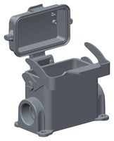 TE CONNECTIVITY T1620103216-000 Heavy Duty Connector, Base, Bulkhead Mount, Side Entry, Aluminium Alloy Body, 1 Lever, H10B