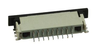 TE CONNECTIVITY - AMP 84952-9 FFC / FPC Board Connector, 1 mm, 9 Contacts, Receptacle, FPC, Surface Mount, Bottom