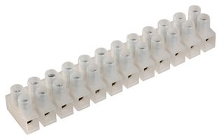 TE CONNECTIVITY - BUCHANAN 1776293-2 Panel Mount Barrier Terminal Block, 2 Row, 2 Ways, 26 AWG, 12 AWG, 8 mm, 30 A