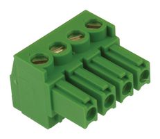TE CONNECTIVITY 284507-4 Pluggable Terminal Block, 3.81 mm, 4 Ways, 2 mm², Screw