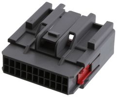 TE CONNECTIVITY - AMP 2-1419158-8 Automotive Connector Housing, Grey, Get .64, Plug, 22 Ways