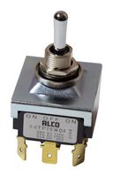 TE CONNECTIVITY - ALCOSWITCH 8-6437630-2 Toggle Switch, On-Off-On, 4PDT, Non Illuminated, AW Series, Panel Mount, 20 A