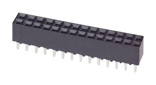 TE CONNECTIVITY - AMP 215298-5 PCB Receptacle, Board-to-Board, 2.54 mm, 1 Rows, 5 Contacts, Through Hole Straight