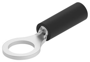 TE CONNECTIVITY - AMP 151441 Ring Tongue Terminal, M5, #10, 22 AWG, 0.4 mm², PIDG, Black