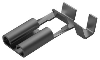 TE CONNECTIVITY 1742086-2 Quick Disconnect Terminal, FASTON 187, Female Flag Disconnect, 4.75mm x 0.51mm, 0.187" x 0.02"