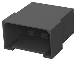 TE CONNECTIVITY - AMP 180906-5 Connector Housing, FASTIN-FASTON 250, Plug, 6 Ways, 9.14 mm
