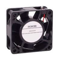 NMB TECHNOLOGIES 06025VA-24Q-AA-00 DC Axial Fan, 24 V, Square, 60 mm, 25 mm, Ball Bearing, 39.2 CFM