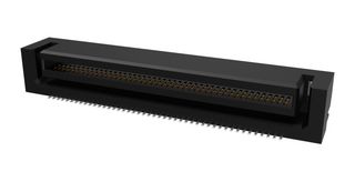 AMPHENOL COMMUNICATIONS SOLUTIONS B4071B7L111290E100 Mezzanine Connector, Receptacle, 0.8 mm, 2 Rows, 90 Contacts, Surface Mount Right Angle