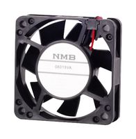 NMB TECHNOLOGIES 06015VA-12P-AA-00 DC Axial Fan, 12 V, Square, 60 mm, 15 mm, Ball Bearing, 19.4 CFM