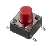 APEM PHAP5-30VA2A3S2N3 Tactile Switch, 0.05A, 12VDC, 260 gf, Top Actuated, Round Button, PHAP5-30 Series, 6mm x 6mm, SMD