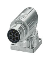 PHOENIX CONTACT 1628511 Circular Connector, M-Series Circular Connector, Right Angle Panel Mount Receptacle, 6 Contacts