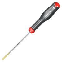 FACOM AT4X100 Screwdriver, Slotted, 100 mm Blade, 4 mm Tip, 209 mm Overall, PROTWIST Series