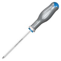FACOM ATD2X125ST Screwdriver, Pozidrive, PZ2 Tip, 125 mm Blade, 245 mm Overall Length, PROTWIST Series