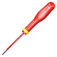 FACOM AT2.5X50VE Screwdriver, Slotted, 50 mm Blade, 2.5 mm Tip, 153 mm Overall, PROTWIST Series