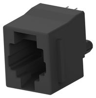TE CONNECTIVITY 5520258-2 Modular Connector, RJ14 Jack, 1 x 1 (Port), 6P4C, Cat3, Through Hole Mount