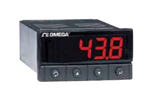 OMEGA DPI32-C24-DC Panel Meter, Temperature / Process, 4-Digit, 10.2 mm, 36 VDC, Isolated, RS232/RS485, DPi Series