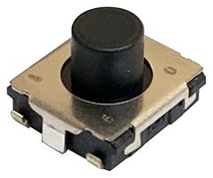 PANASONIC EVPBT4J4A000 Tactile Switch, EVPBT Series, Top Actuated, Surface Mount, Round Button, 130 gf, 20mA at 15VDC
