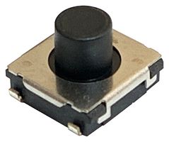 PANASONIC EVPBT4C4A000 Tactile Switch, EVPBT Series, Top Actuated, Surface Mount, Round Button, 130 gf, 20mA at 15VDC