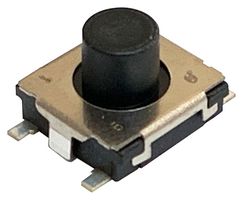 PANASONIC EVPBT7G4A000 Tactile Switch, EVPBT Series, Top Actuated, Surface Mount, Round Button, 350 gf, 20mA at 15VDC