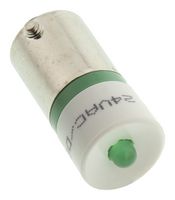 EAO 10-2512.1145 Lamp, LED, BA9s, Green/24V, EAO 10 Series Illuminated Pushbutton Switches, 10 Series