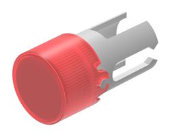 EAO 19-932.2 Lens, Illum, Plastic, Round, Red, 19 Series