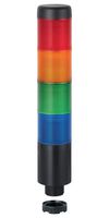 WERMA 69915075 Signal Indicator Tower, Continuous/Pulse, 85 dBA, BRGY, 24 V, 38 mm, Cable, Kompakt 37 Series