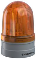 WERMA 26131060 Beacon, Blink/Continuous/TwinLight, Yellow, 85 mm x 130 mm, 230 VAC, Push-In, EvoSIGNAL Midi Series