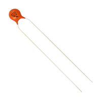 VISHAY 561R10TCCV50BA Ceramic Disc Capacitor, 5 pF, 1 kV, ± 0.5pF, C0G / NP0, 6.4 mm, Radial Leaded