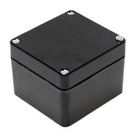 HAMMOND 1590ZGRP081BK Plastic Enclosure, Wall Mount, Polyester (PET), Glass Fibre Reinforced, 81 mm, 75 mm, 55 mm, IP66