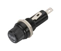 EATON BUSSMANN BK16-HTJ-601I Cartridge Fuse Holder, 1 Fuse, 10 A, 250 VAC, 1/4 " x 1-1/4 ", Solder