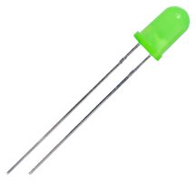 MULTICOMP PRO MP008542 LED, Kelly Green, Through Hole, T-1 3/4 (5mm), 20 mA, 2.1 V, 572 nm