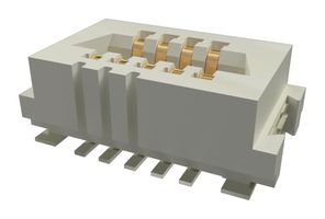 AMPHENOL COMMUNICATIONS SOLUTIONS 10162581-3134109LF Mezzanine Connector, Receptacle, 1 mm, 2 Rows, 9 Contacts, Surface Mount Straight, Copper Alloy