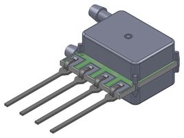 AMPHENOL ALL SENSORS ELVH-L05D-HRRH-I-N3A4 Pressure Sensor, Differential, -5 Inch-H2O, 5 Inch-H2O, 3.3 VDC, SMD, J-Lead