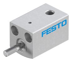 FESTO 188053 Short-Stroke Cylinder, Piston Rod, Single Acting, 4 mm, M3, 2.5 bar to 8 bar, 5 mm