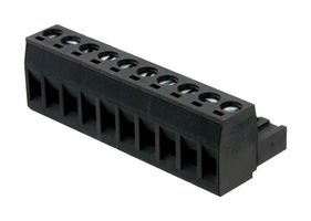 MOLEX 39520-0010 Pluggable Terminal Block, 5 mm, 10 Ways, 26 AWG, 12 AWG, 3.31 mm², Screw