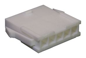 MOLEX 39-01-4053 Connector Housing, Natural, Mini-Fit Jr. 5559 Series, Plug, 5 Ways, 4.2 mm
