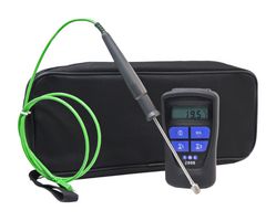 TME CLEGK3 Temperature Test Kit, MM2008 Digital Thermometer, K Type High Speed Dual Surface/Immersion Probe