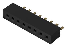 GCT BC075-08-A-L-A PCB Receptacle, Board-to-Board, 1 mm, 1 Rows, 8 Contacts, Surface Mount Right Angle, BC075 Series