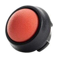 ITW SWITCHES 59-900067 Industrial Pushbutton Switch, 59 Series, 15.3 mm, SPST-NO-DM, Momentary, Round, Red
