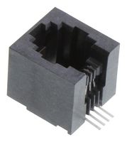 AMPHENOL COMMUNICATIONS SOLUTIONS RJE231440413T Modular Connector, Modular Jack, 1 x 1 (Port), 4P4C, Surface Mount