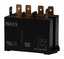 PANASONIC AHE2213 Power Relay, DPST-NO, 48 VDC, 25 A, HE Series, Flange, Non Latching